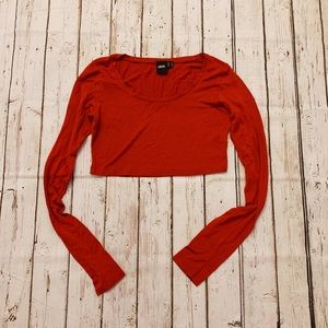 ASOS Long Sleeve Cropped Top